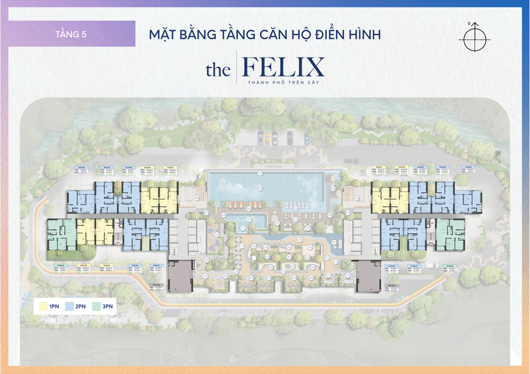 mặt bằng căn hộ Bcons Polaris