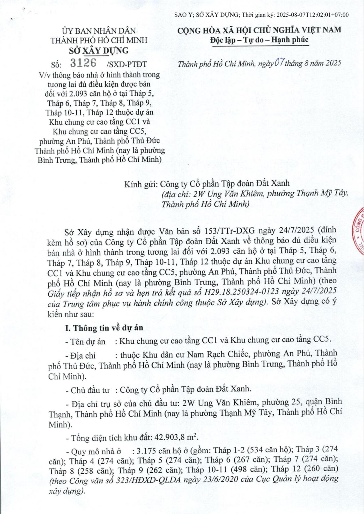 pháp lý dự án The Privé Đất Xanh