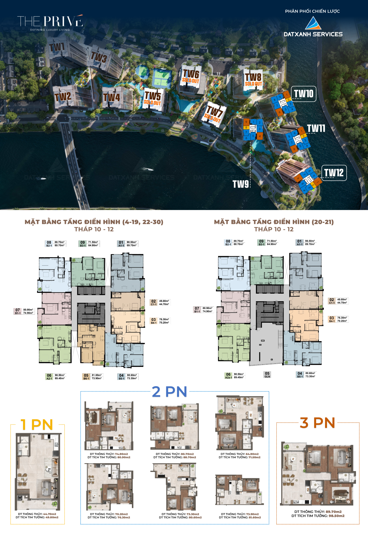 Tháp 5-6-7 tầng 20